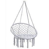 Boho hamac balançoire coton corde macramé chaise suspendue vente en gros est chaud extérieur métal chambre meubles moderne petit balcon siège