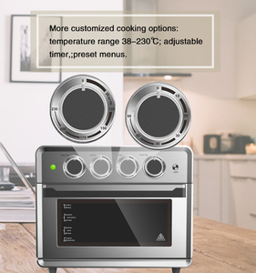 1800W facile à utiliser 25L Cuisine familiale Restaurant avec quatre boutons et multifonction 8 en 1 Grille-pain électrique Friteuse à <span class=keywords><strong>air</strong></span> - Product Image 2