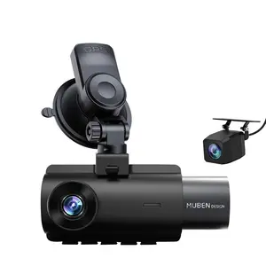 Ống Kính Ghi Hình Ba Camera Tầm Nhìn Ban Đêm 1080P Và Ghi Hình Phương Tiện Cho Máy Quay Giọng Nói Phía Trước Máy Quay Video Hd Hộp Màu Đen Cho Xe Hơi