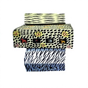 Handmade Wooden Rectangle <b>Box</b> Animal Print Design Tabletop Decoration Craft Gift Storage Case - Product Image 2