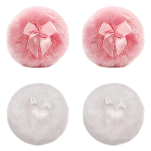 HQ Mixed Proc Discount <b>Plush</b> Fluffy Foundation Makeup Velour Puffs Custom <b>Large</b> Makeup Cosmetic Powder for Face Body Powder Puff - Product Image 1
