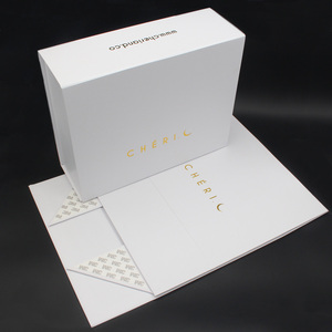 Luxurious Exquisite Custom Clothing Packaging <strong>Box</strong> Rigid Cardboard <strong>Recycled</strong> Dresses Lingerie Gift Giving Dress Paper <strong>Box</strong> - Product Image 6