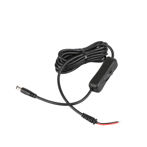 สายไฟ DC พร้อมสวิตช์ 304,สายเชื่อมต่อกระแสสูง, หัวกลม, สายปลั๊ก DC 5.5*2.5 มม. แบบตัวผู้และตัวเมีย - Product Image 1