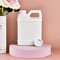 En Stock: Envase de Plástico Blanco para Alimentos, Botella Vacía de 1L, 2L, 3L, 5 Litros, Cubeta de Plástico con Asa