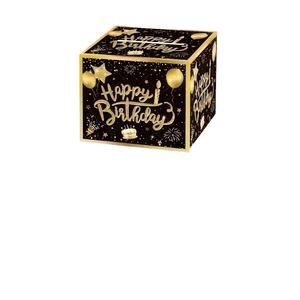 Boîte surprise pliable écologique du Vietnam, boîte cadeau pour argent, distributeur de billets, logo personnalisé, papier décoratif, fermeture magnétique, ruban - Product Image 1