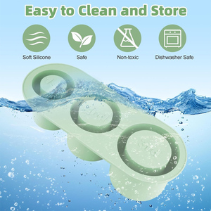 Accessoires de tasse Stanlys creux sans BPA 30 40oz gobelet Silicone moule à glaçons plateaux Logo personnalisé acceptable sorbetière - Product Image 6