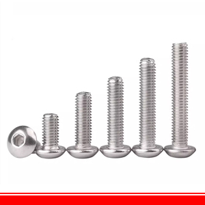 Iso7380 M2 M3 M4 M5 M6 M8 M10 316 thép không gỉ Hex hình lục giác ổ cắm nút Vòng đầu vít bu lông - Product Image 5