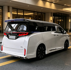 Nouveau kit de lèvres de pare-chocs avant et arrière de luxe avec découpes pour échappement, pour <span class=keywords><strong>Alphard</strong></span> Vellfire <span class=keywords><strong>Modellista</strong></span> Design - Product Image 6