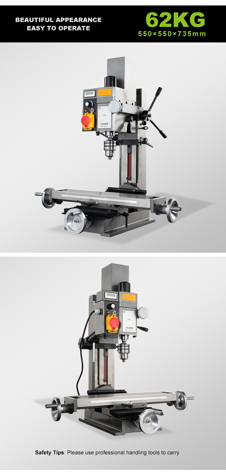 highly precise drilling and milling machine  ZX16 mini  lathe milling and drilling machine