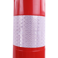 Poteau de signalisation routière en plastique rouge pour la sécurité routière en Chine, poteau de signalisation de circulation en plastique Taizhou DINGTIAN, prix du poteau de signalisation en plastique