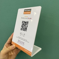 Soporte NFC de plástico pasivo RFID NFT215 para reseñas de Google / Soporte de dispositivo táctil para reseñas en Google