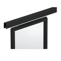 Porte coulissante automatique à lévitation magnétique en alliage d'aluminium à faible bruit