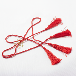 Nouveau polyester fait à la main prix usine glands garnitures et glands frange pour rideau - Product Image 1