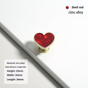 Kenop Lemari Bentuk Hati Modern Minimalis Sederhana dari Seng Grosir, Gaya Nordic untuk Kamar Tidur, Sekolah, Dapur, Lemari Pakaian, Meja Rias - Product Image 3