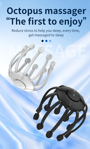 Dispositivo de masaje de cabeza de música Bluetooth, dispositivo de masaje de pulpo, relajación multidimensional, despertar el cerebro, relajación del cuero cabelludo - Product Image 3