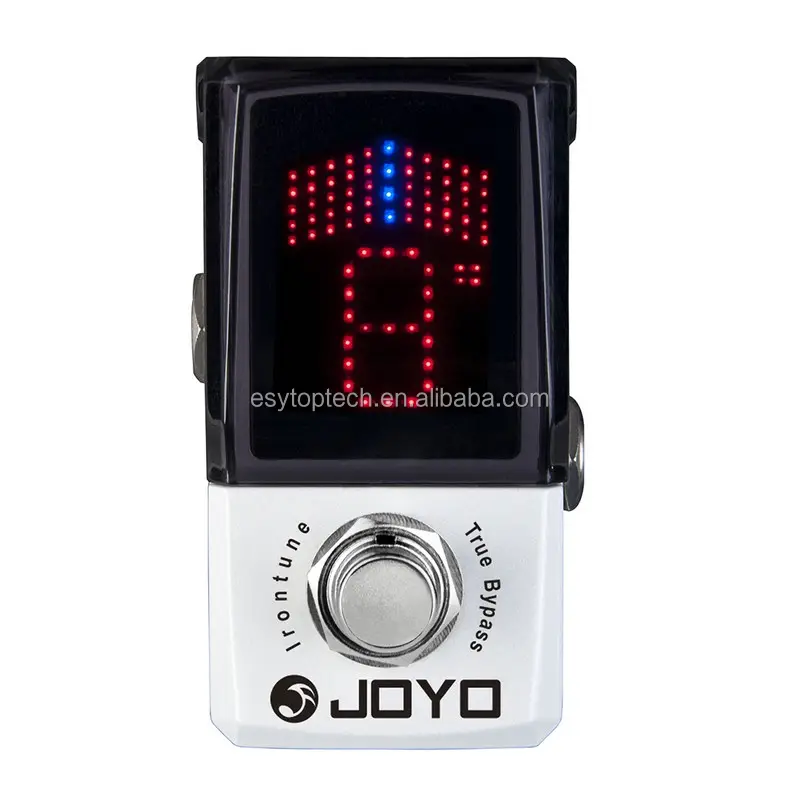 JOYO JF-326 Irontune kromatik elektro gitar bas etkileri pedalı Tuner