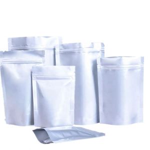 Bolsa de Alimentos de Papel de Aluminio con Cierre Hermético Plateado, Tamaño 18X26cm, con Logotipo Personalizado, Paquete Promocional - Product Image 1