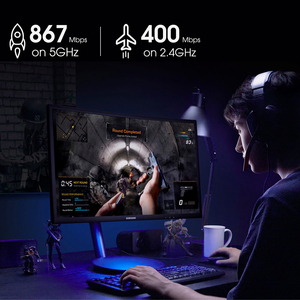 Bộ Chuyển Đổi Wifi USB3.0 <span class=keywords><strong>Mini</strong></span> EDUP 1300Mbps, Bộ Chuyển Đổi <span class=keywords><strong>USB</strong></span> AC Không Dây Băng Tần Kép 5.8G/2.4GHz Cho Máy Tính Để Bàn Máy Tính Xách Tay - Product Image 2