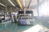 Machine de gravure et de découpe CNC 1325 ATC à 3 axes avec changeur d'outils automatique pour l'industrie du meuble