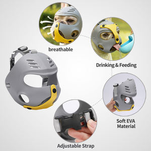 가볍고 부드럽고 유연하며 충격 방지 및 내마모성, 방수 및 청소가 쉬운 새로운 디자인의 프렌치 불독 입마개 - Product Image 4