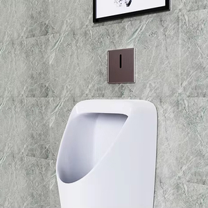 Vật liệu đồng thau Pin hoạt động treo tường nơi để tiểu tuôn ra van cảm biến thép không gỉ cho phòng tắm sử dụng - Product Image 1