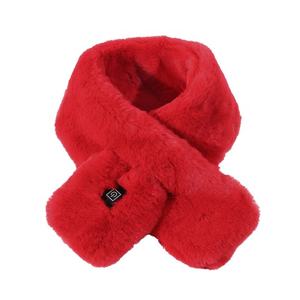 Morbido peluche riscaldamento elettrico sciarpa calda ricarica USB scaldacollo elettrico senza fili - Product Image 3