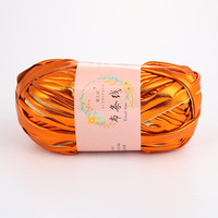 Metallic T-Shirt Yarn Glossing Yarn Metalli T-Shirt-Yarn Metallic for Crocheting Bags