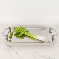 Limeikitchen — plateau miroir en métal, décoration de mariage, assiette de service, plateaux à gâteaux, pour le thé de l'après-midi