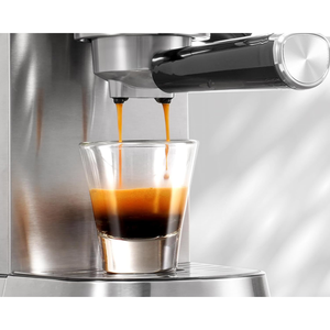 Cafetera Espresso de 15-20 Bares - Acero Inoxidable, Manómetro, Compatible con Espumador de Leche, para Hogar y Pequeños Cafeterías, Fácil de Limpiar - Product Image 3