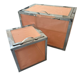 Rouleau de maille tissée en cuivre et en laiton 60 x 50 pieds 99% de fil conducteur pour blindage RF/EMI/EMF <span class=keywords><strong>Cage</strong></span> de <span class=keywords><strong>Faraday</strong></span> - Product Image 3