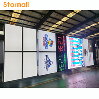 Letrero Luminoso LED Acrílico 3D Personalizado para Exteriores, Letrero Comercial para Tiendas, Letrero Tipo Pilar para Restaurantes