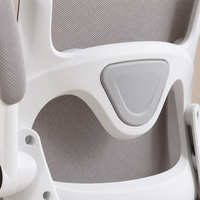 Chaise de bureau ergonomique à dossier haut en maille, directement de l'usine, pour immeuble de bureaux, avec appui-tête 3D réglable