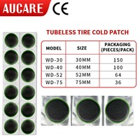 Kit Completo de Reparación de Neumáticos, Parche Frío de Goma Multitamaño de 30-75 mm para Plantas de Recauchutado de Neumáticos