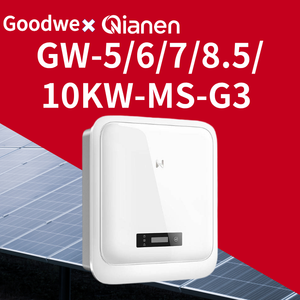 Convertisseur solaire connecté au réseau <span class=keywords><strong>Goodwe</strong></span> GW-5/6/7/8.5/10KW-MS-G3 monophasé <span class=keywords><strong>3</strong></span> MPPTs 60Hz IP65 98,1% d'efficacité Garantie de 5 ans - Product Image 1