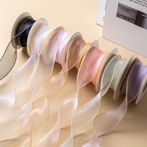 Wide Solid Tone Organza Spool Designed For <b>Large</b> <b>Gift</b> Basket Decor Cake <b>Box</b> Binding And Holiday Present Styling - Product Image 5