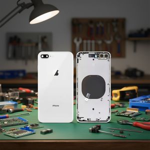 Funda Media con Tapa Trasera para iPhone 8 Plus Blanca - Product Image 3