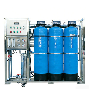 Système de traitement des eaux industrielles par osmose inverse, pompe, sable de quartz, <span class=keywords><strong>charbon</strong></span> <span class=keywords><strong>actif</strong></span>, <span class=keywords><strong>filtration</strong></span> par résine, 0,25-1 tonne/heure, 24 heures - Product Image 2