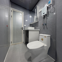 Maison conteneur pliable et extensible moderne de 40 pieds, design personnalisé, entièrement meublée, 2 chambres, maison préfabriquée modulaire
