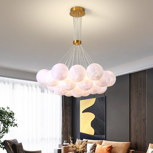 Phong Cách Bắc Âu <span class=keywords><strong>3D</strong></span> In Ấn Hành Tinh LED Pendant Lights Hội Trường Khách Sạn Phòng Khách Trang Trí Phòng Ngủ Đèn Treo Thiết Bị Chiếu Sáng - Product Image 6