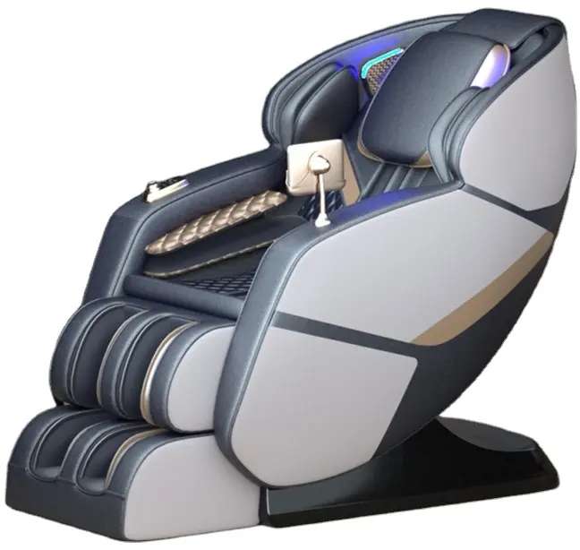 C07 новейшее массажное кресло с нулевой гравитацией для всего тела с сенсорным экраном и поручней управления Bluetooth музыкой 4D 3D роскошное массажное кресло