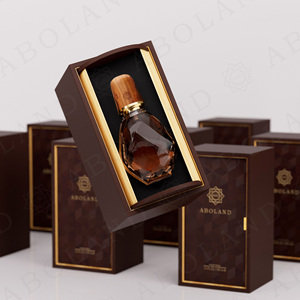 Caja Rígida de Lujo Aboland para 100 ml de Eau de Parfum, Logotipo en Lámina Dorada, Empaque de Fragancia Cosmética de Alta Gama - Product Image 5