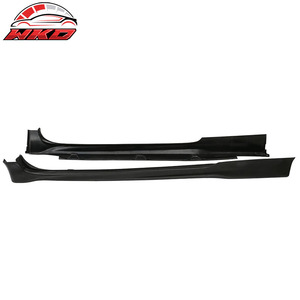 Fits for Honda Civic 2016-2020 HFP Style Side <b>Skirts</b> Unpainted Black - Product Image 3