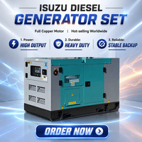 Groupe électrogène diesel super silencieux Isuzu 40KW/50KVA JE493ZLDC-02 50/60Hz ATS Alternateur 100% cuivre CE ISO Industriel 1 phase/3