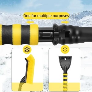Grattoir à neige pour voiture Pelle de balayage pour l'hiver avec poignée en mousse EVA Brosse de nettoyage automatique Grattoir à <span class=keywords><strong>glace</strong></span> pour <span class=keywords><strong>pare</strong></span>-<span class=keywords><strong>brise</strong></span> automobile - Product Image 5