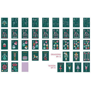 <span class=keywords><strong>Mahjong</strong></span> navideño de la serie Cascanueces Woodlands, 160 fichas acrílicas hechas a mano inspiradas en la magia de las fiestas y la tradición atemporal - Product Image 6