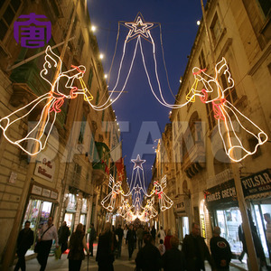 Bright Vibrant 2D LED <b>Sign</b> for <b>Christmas</b> Festivals Easy Installation IP65 for <b>Outdoor</b> Shopping Malls Public Squares 220V - Product Image 5