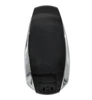Coque de clé de voiture à distance en ABS noir de haute qualité avec 4 boutons, petite coque de protection pour clés VW Touareg 2010-2018