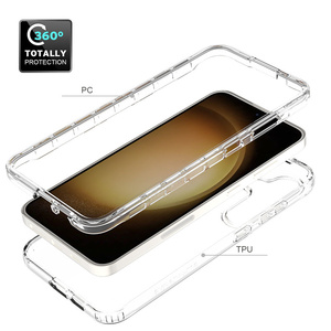 Transparente 2 en 1 TPU + PC Protección <span class=keywords><strong>Funda</strong></span> de teléfono a prueba de golpes para <span class=keywords><strong>Samsung</strong></span> S25 24 S23 S22 <span class=keywords><strong>S21</strong></span> S20 Plus <span class=keywords><strong>Ultra</strong></span> FE - Product Image 6