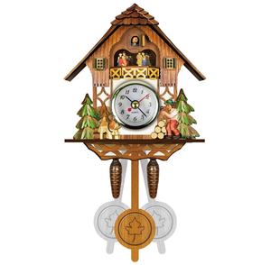 Orologio a <span class=keywords><strong>Cucù</strong></span> da Parete Silenzioso con Display a Lancette Singole per Soggiorno, Vendita Calda - Product Image 1