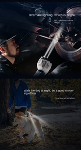 ไฟฉาย LED ชาร์จไฟได้แบบขายส่ง สำหรับผู้ชาย พร้อมไฟส่องสว่างที่ปลายนิ้ว อุปกรณ์จำเป็นสำหรับการตั้งแคมป์กลางแจ้ง - Product Image 3